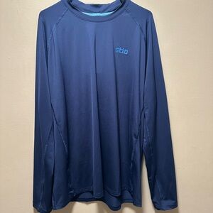 Stio Navy Blue Men's Sun Shirt (C289)